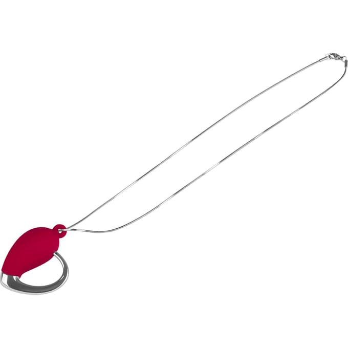 Hartvormige minivibrator met ketting, 4,8 cm