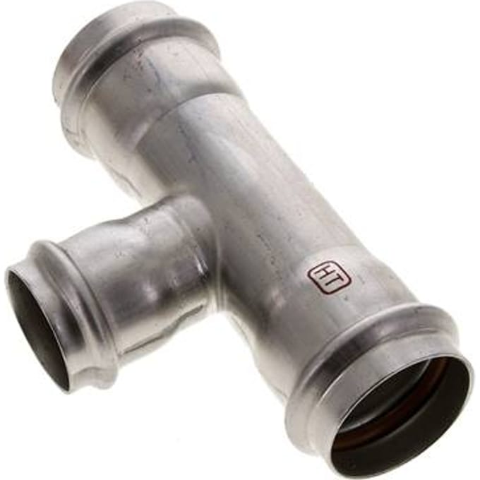 Tee Press Fitting - 35mm & 42mm Persmof - RVS