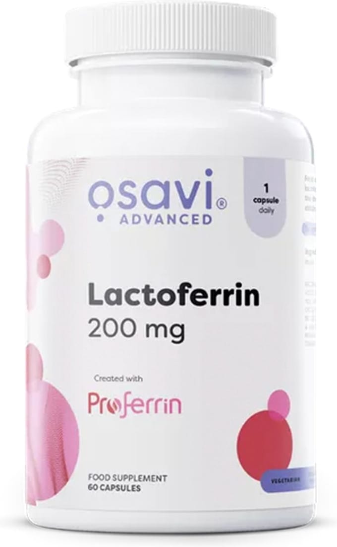 Osavi Lactoferrine 200 mg - Lichaamseigen Ijzerbindend Eiwit - Supplement - 60 Capsules