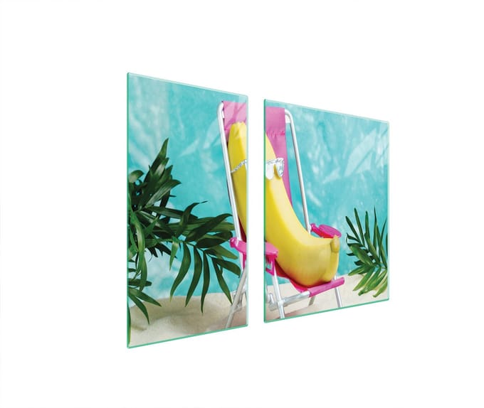 TMK ArtDeko - Snijplank - 90x52 cm - Banaan - Sfeervol - Decoratief