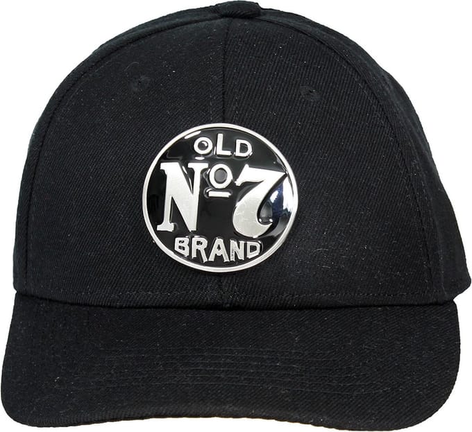 Jack Daniels Verstelbare pet No. 7 Logo Zwart