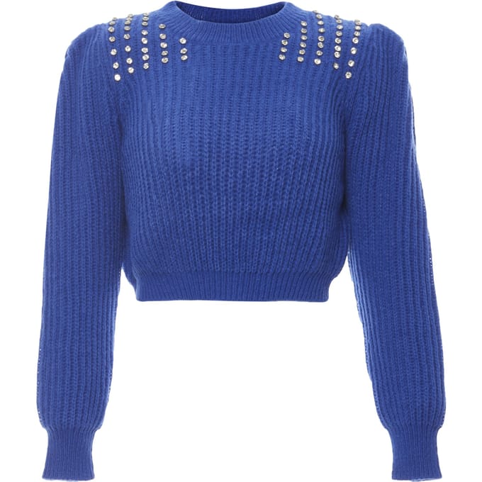 Faina Jumper Dames KONING BLAUW
