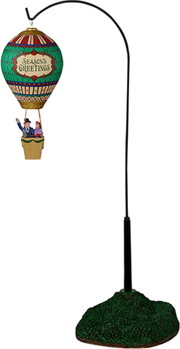 Lemax - 'Victorian Hot Air Balloon' - Tafelaccessoire met animatie - Exclusief adapter