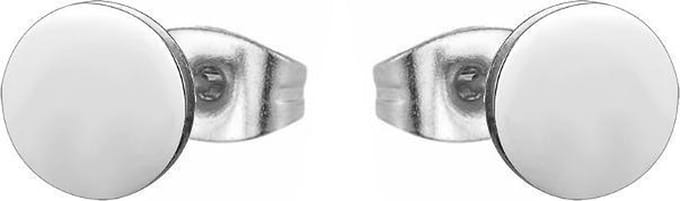Fako Bijoux® - Oorbellen - Steker - RVS - Stainless Steel - Cirkel
