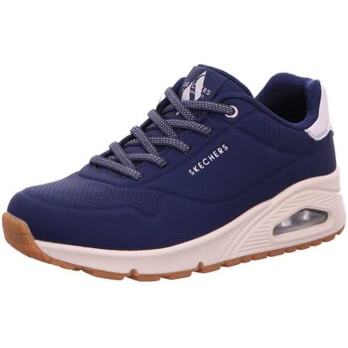 Skechers Uno Shimmer Away Sneakers blauw - Dames