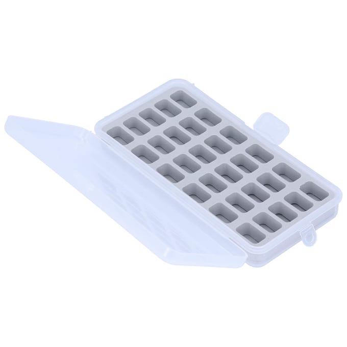Spoelbak Organizer Plastic Koffer Transparant 30 Sleuven Lege Spoelen Naaien Knutselen Opberging white