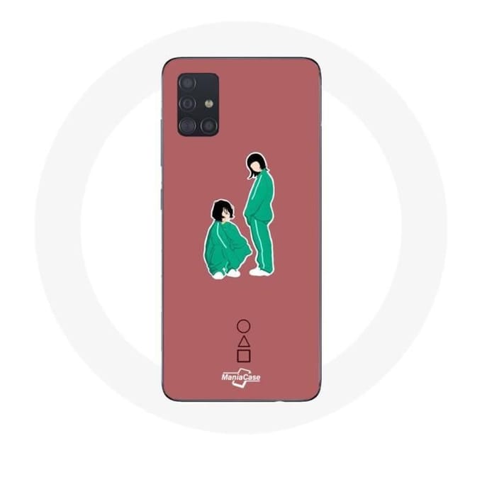 Case voor Samsung galaxy A71 Inktvis Game Ji Yeong Nummer 240 en Kang Sae Byeok Nummer 067