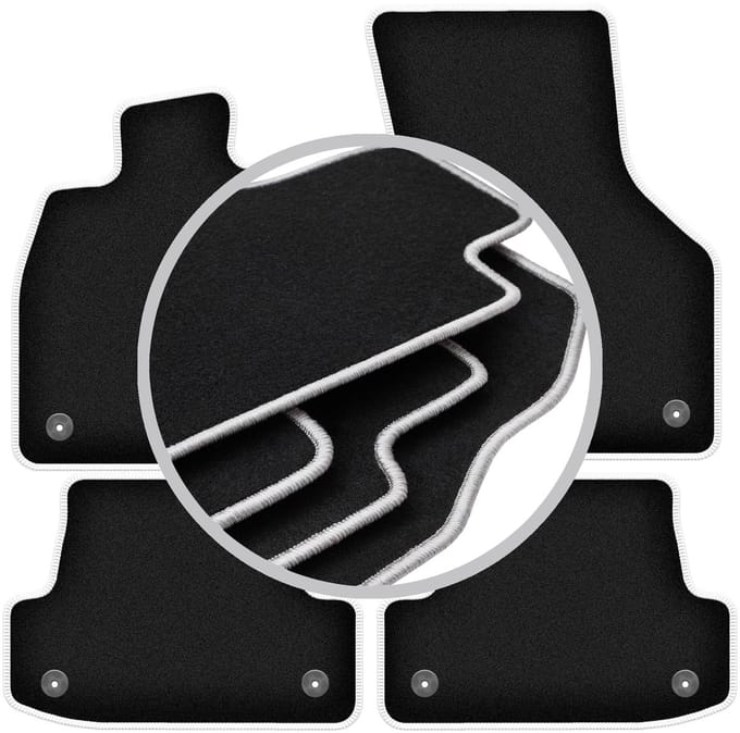 CARLUX-SILVER automatten voor: Audi A3 8V 3-deurs, sedan, limousine, sportback (2012-)