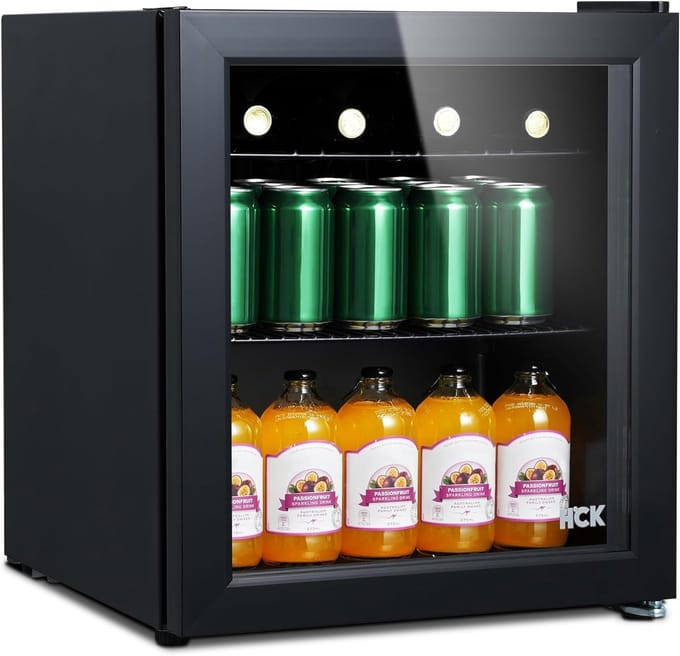 Mini Koelkast - Drankkoeler - Dranken Koelen - Stille Werking - 42 Liter - Zwart