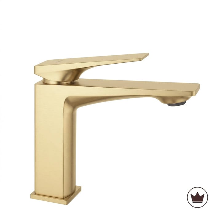 Rea Prime - Wastafelkraan - Geborsteld Goud - Low Premium - 11X4,2X15Cm
