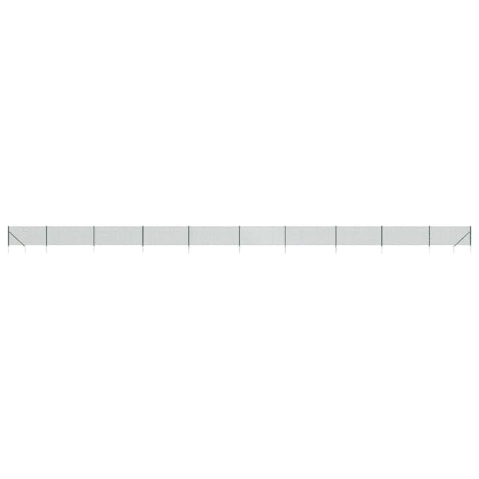 vidaXL - Gaashek - met - grondankers - 1x10 - m - groen