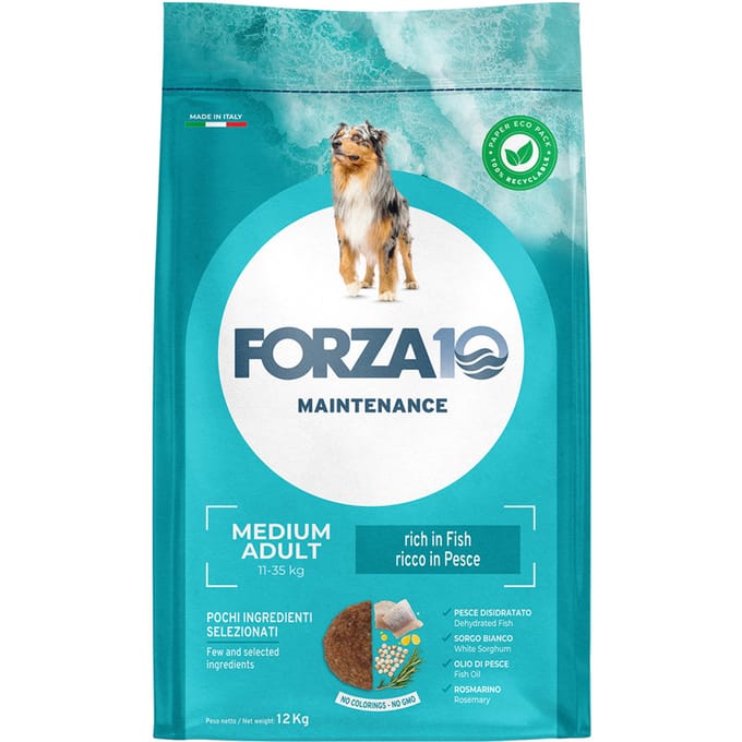 12kg Forza 10 Medium Maintenance met Vis Hondenvoer