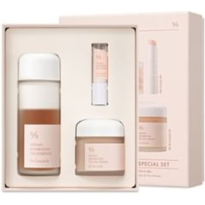 [Dr.Ceuracle] Vegan Kombucha Thee Speciale Set (Essence+GelCrème+Lippenbalsem) white