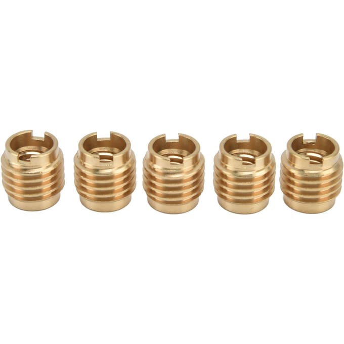 Lot de 5 poignées de robinet à bière, écrous d'installation manuelle pour filetage externe UNC 3/8 po-16 beige