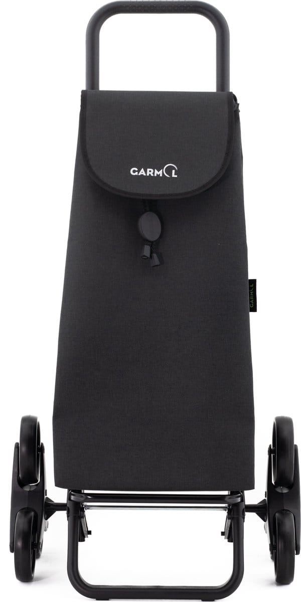 Garmol Boodschappentrolley G3X3 Jasp - Trappenstijger - Zwart