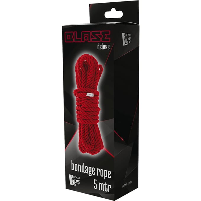 Blaze - Deluxe bondagetouw 5 meter - Rood