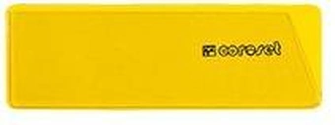 Coroset magnetische etikethouder, 100/VE, 97x58mm, geel
