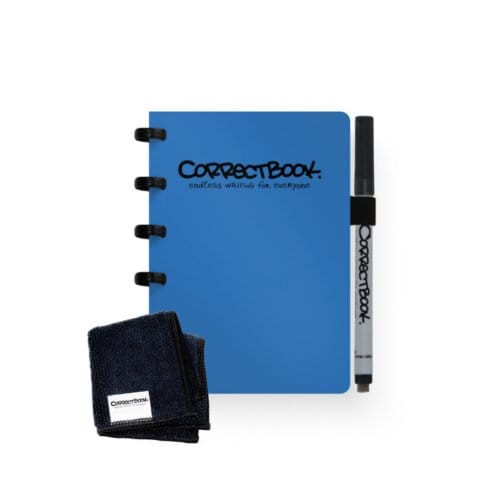 Correctbook original a6 earthy blue, blanco