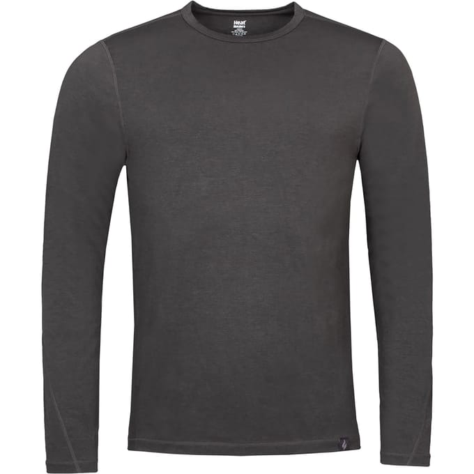 Heren Ultra Lite Lange Mouw Thermo Top | Fleece Gevoerde Basislaag Top