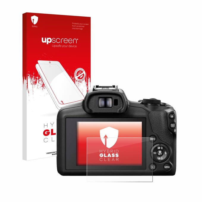 upscreen - Screenprotector voor Canon EOS R100 - Folie Beschermfolie Beschermglas transparant