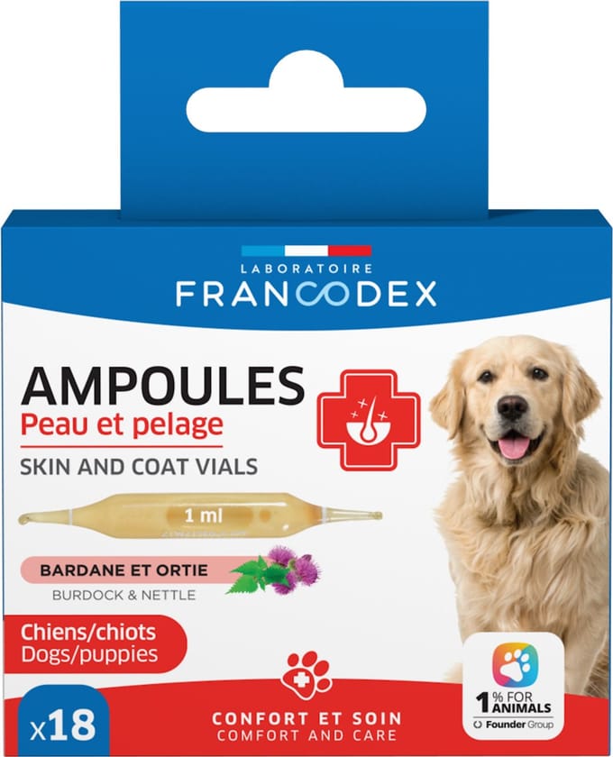 FRANCO VLOER EN HUID AMPULLEN HOND 18ST
