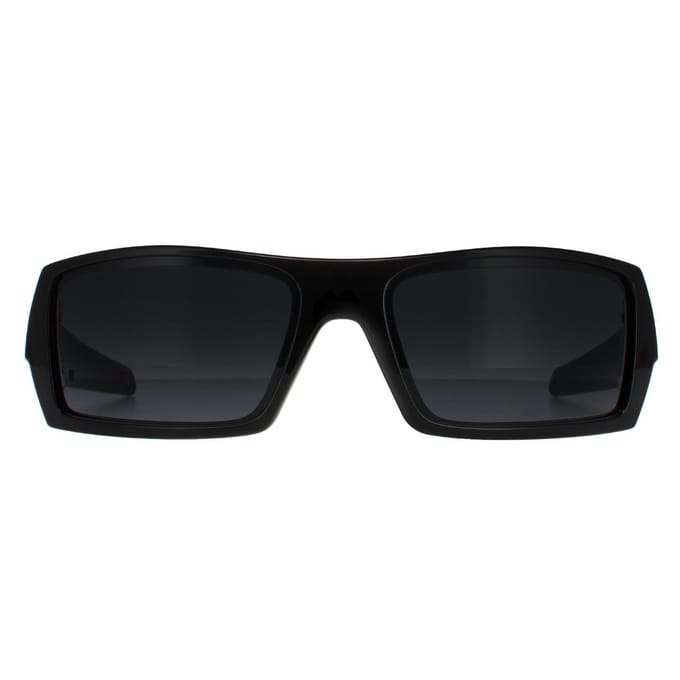 Oakley Wrap Heren Gepolijst Zwart Grijs Zonnebril