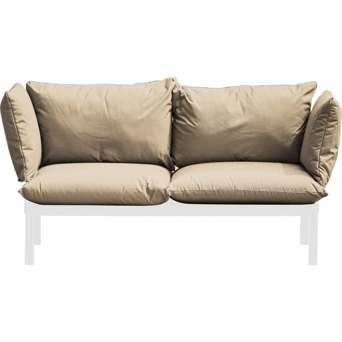 Fiam Fiam Domino 2-zitter - wit / taupe