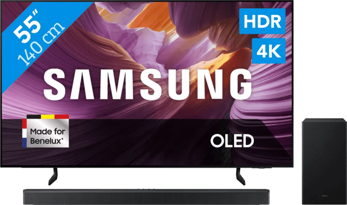 Samsung 55" OLED S85F 4K (2025) + Samsung HW-B750F (2025)