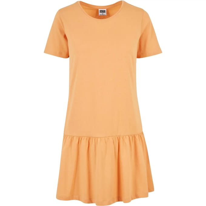 Urban Classics - Valance Tee Korte jurk - XS - Oranje