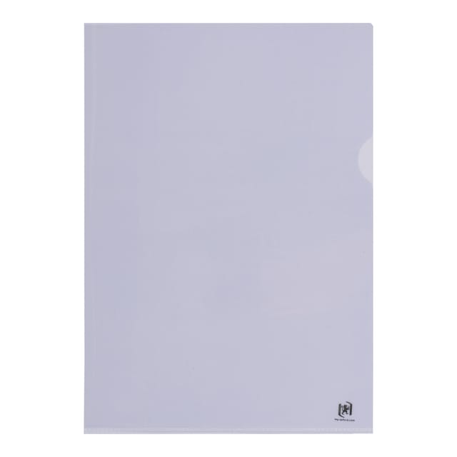 Insteekmap L-model Oxford A4 PVC 140µ glashelder 100 stuks