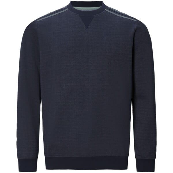 Babista herren Sweatshirt - 60/62 - donkerblauw - Plus Size
