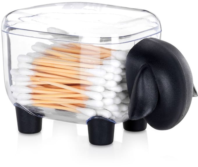 Vilde - Transparante Cosmeticahouder - 13 cm - Schapenvorm - Decoratief