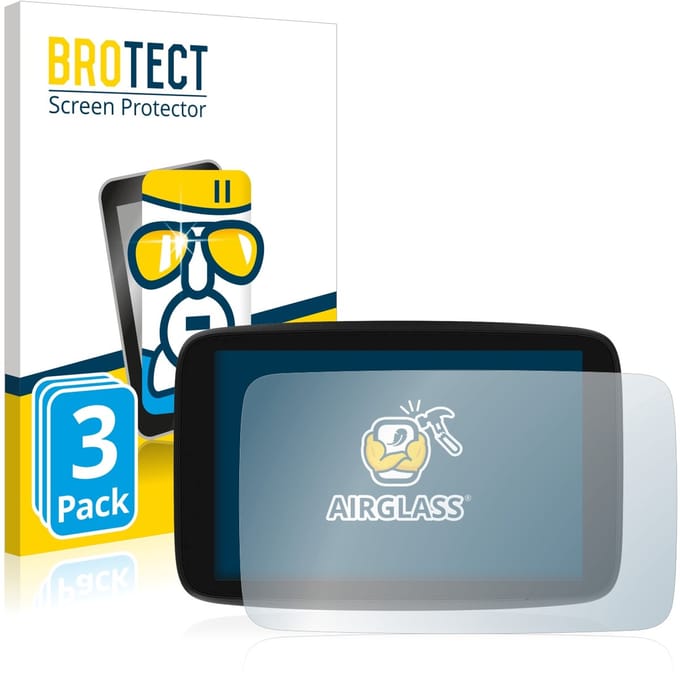 Screenprotector 3 Stuks voor TomTom GO Exclusive Beschermglas transparant