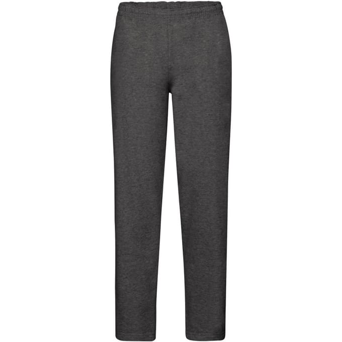 Fruit Of The Loom Heren Open Zoom Trainingsbroek / Joggingbroek (Donker Heather)