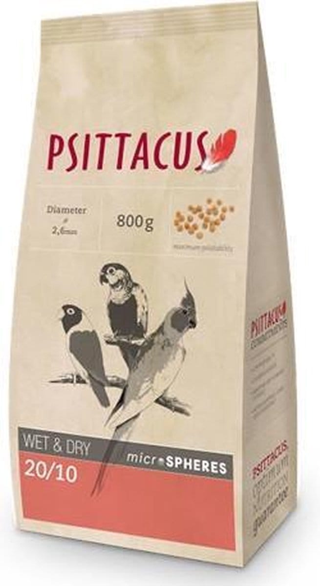 Psittacus Wet & Dry 20/10 Microspheres 3KG