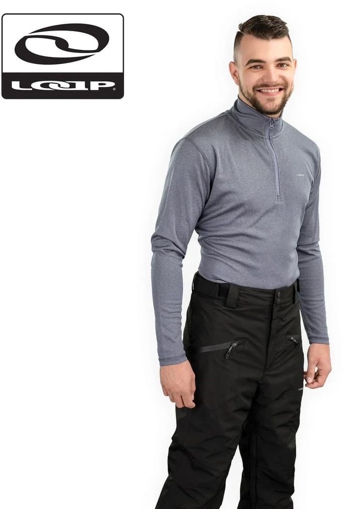 Heren Skibroek Loap Olio Zwart 2xl - L