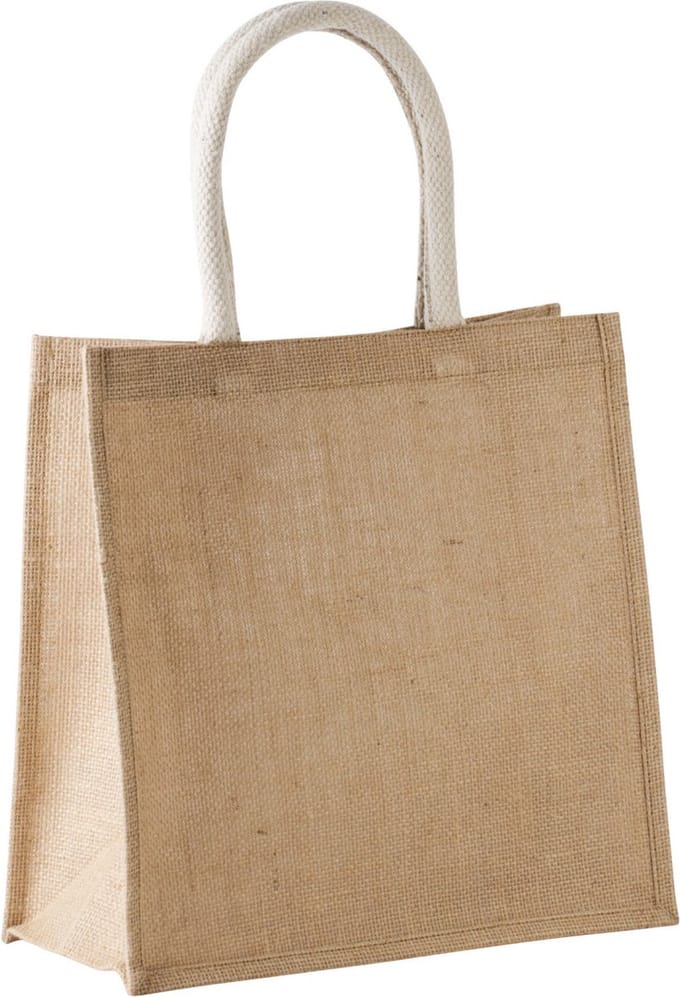 Kimood Shopper van jutecanvas - groot model KI0274 - Natural - One size