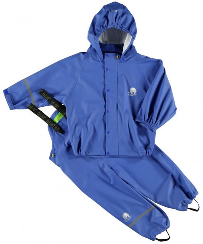 CeLaVi - Basic regenpak voor kinderen - Oceaanblauw - maat 150 (152-158cm)