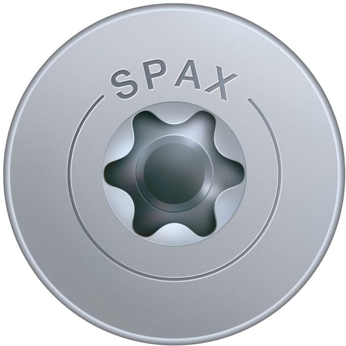 Achterwandschr Spax Deeldr Vernikkeld Pk Tx20 4.0X34 - 200 stuks