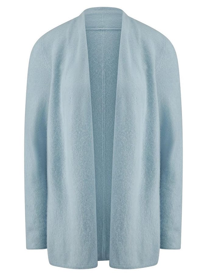 Lang vest 75% kasjmier Van include blauw