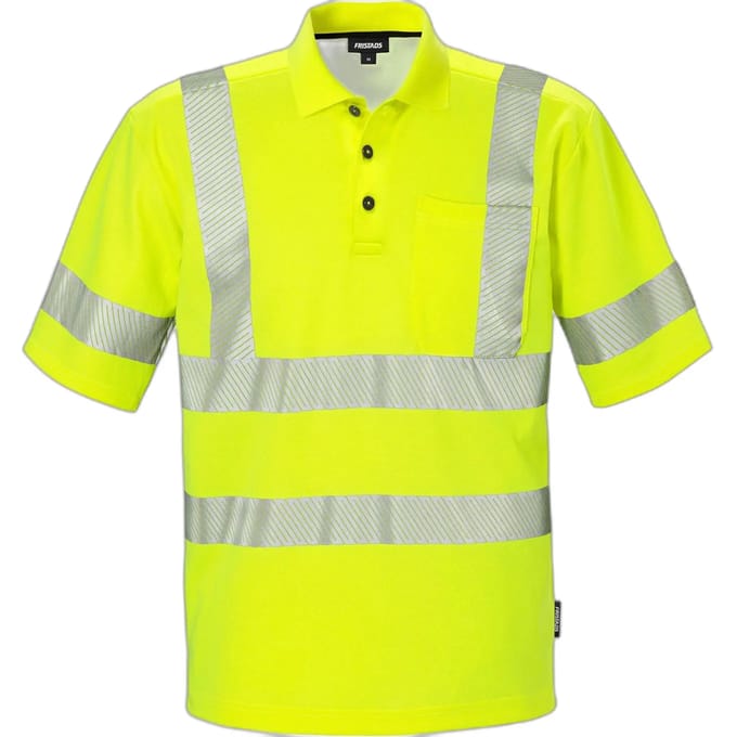 Fristads Hi Vis Poloshirt Klasse 3 7406 Phv - Hi-Vis geel - M