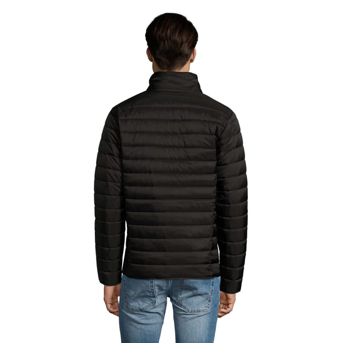 SOLS Heren Ride Light gewatteerd jack (Zwart)