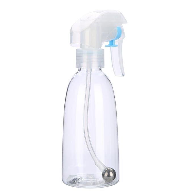 Navulbare plastic kapperssprayfles, waterverstuiver, kappersgereedschap (Wit) wit