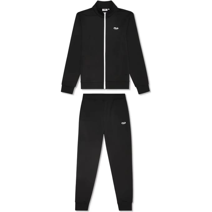 Fila Trainingspak Heren Saluzzo Zwart - Maat 2XL