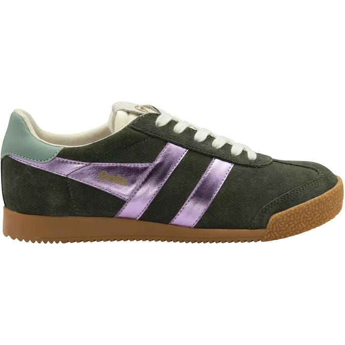Suède damesschoenen Gola Elan Glitz