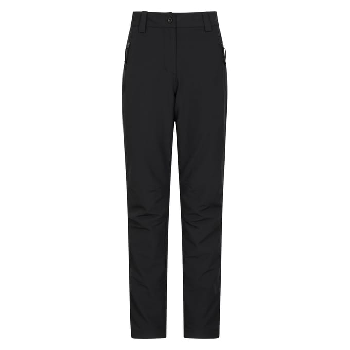 Mountain Warehouse Dames/Dames Arctic II Stretch Fleece gevoerde Reguliere Broek (Zwart)