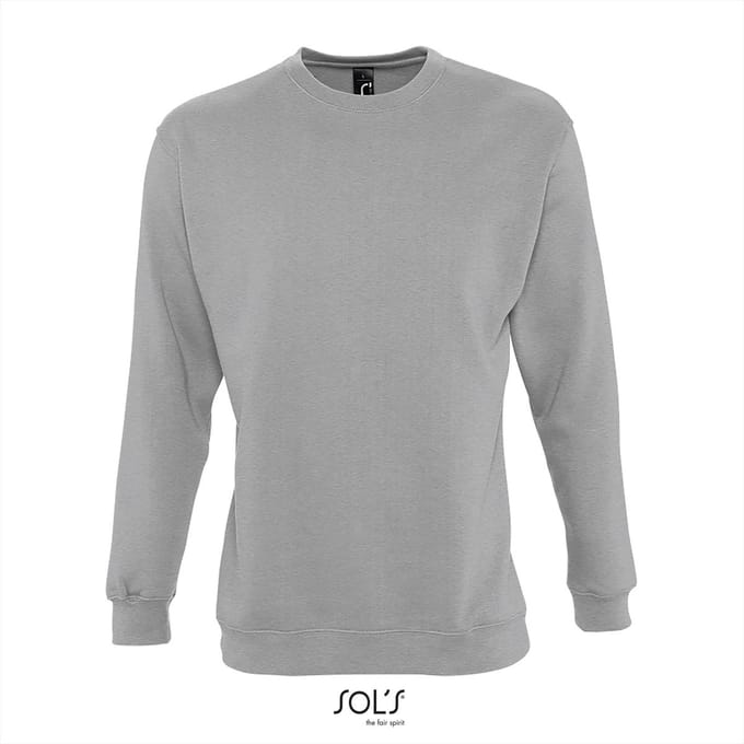 SOL'S Unisex Sweatshirt New Supreme L311 - Grey Melange - S