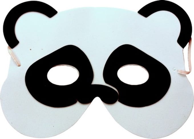 PARTYPRO - Pandamasker voor kinderen