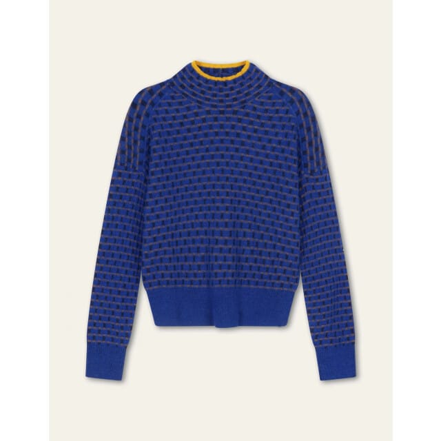 Oilily Kubb Trui- maatXL Brunnera Blauw