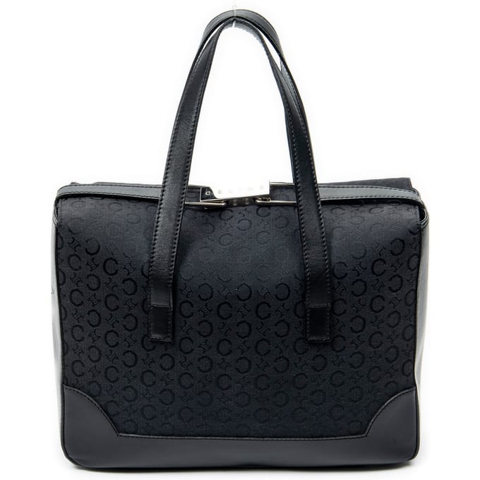 Vintage Fold-Top Tote  Handtas